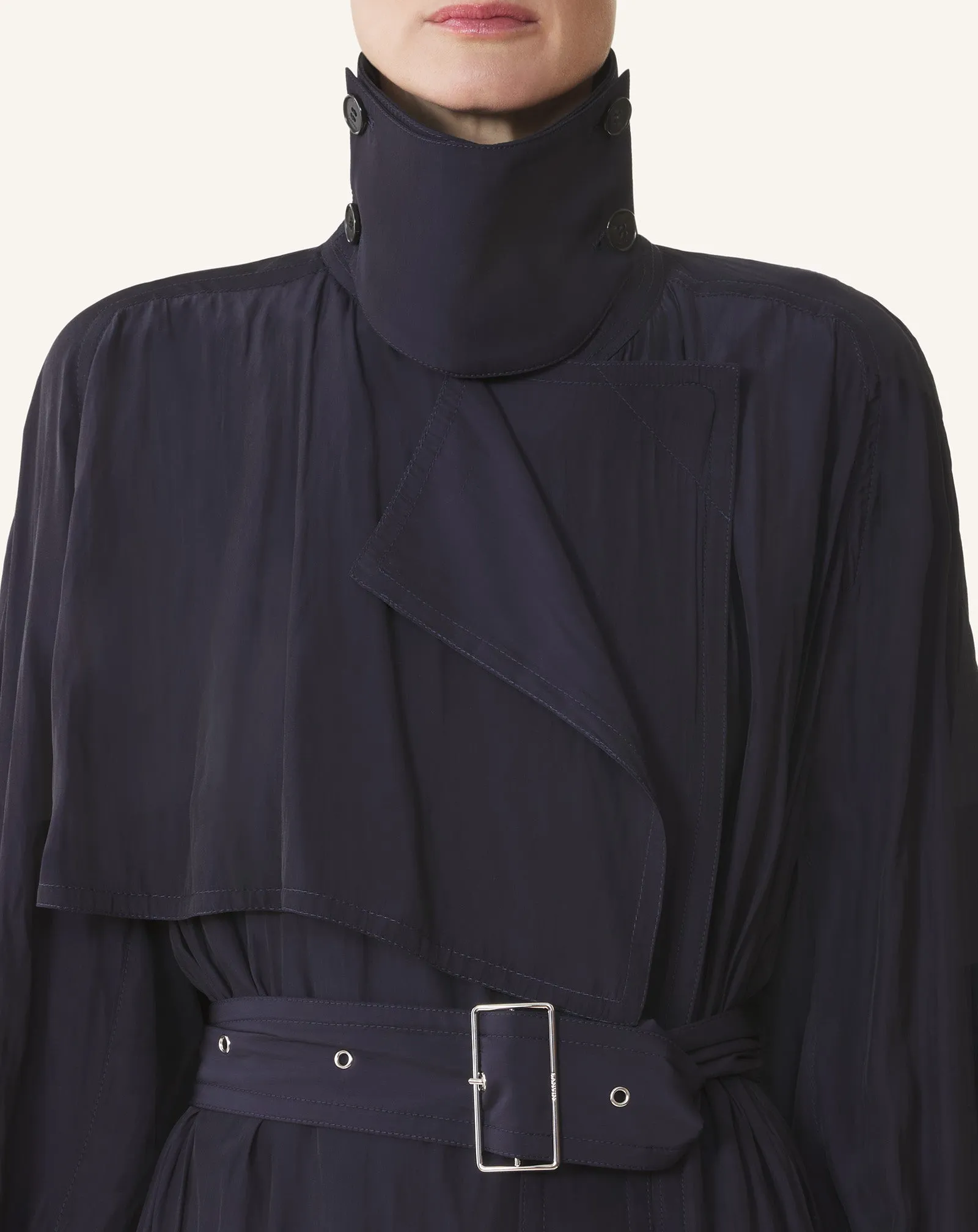 FLOWING TRENCH IN CHARMEUSE sold by Lanvin product image thumbnail 5