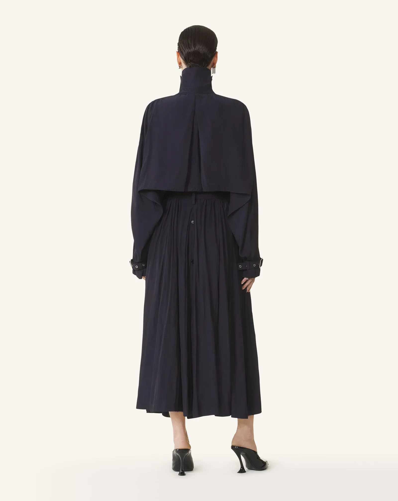 FLOWING TRENCH IN CHARMEUSE sold by Lanvin product image thumbnail 4