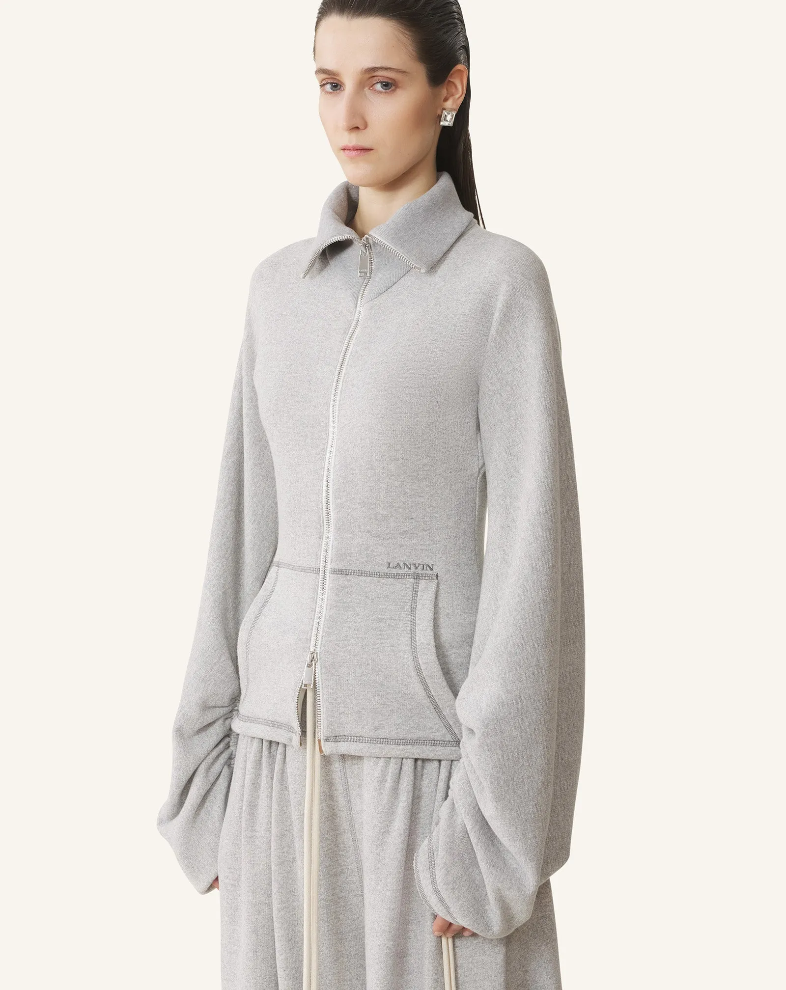 COTTON JERSEY JACKET sold by Lanvin product image thumbnail 3