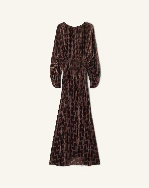DEVORÉ VELVET DRESS made by Lanvin