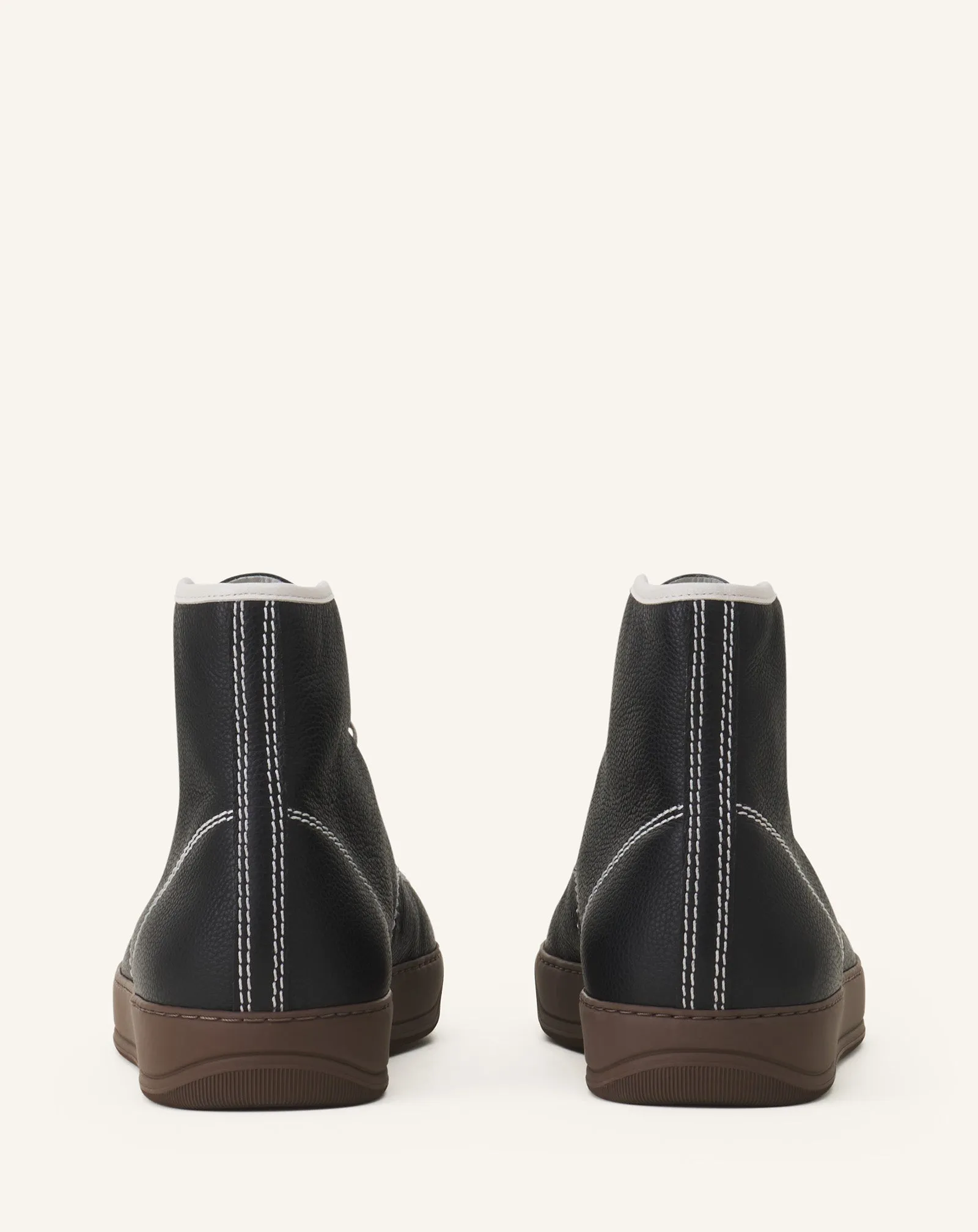 DBB1 HIGH-TOP LEATHER SNEAKERS sold by Lanvin product image thumbnail 3