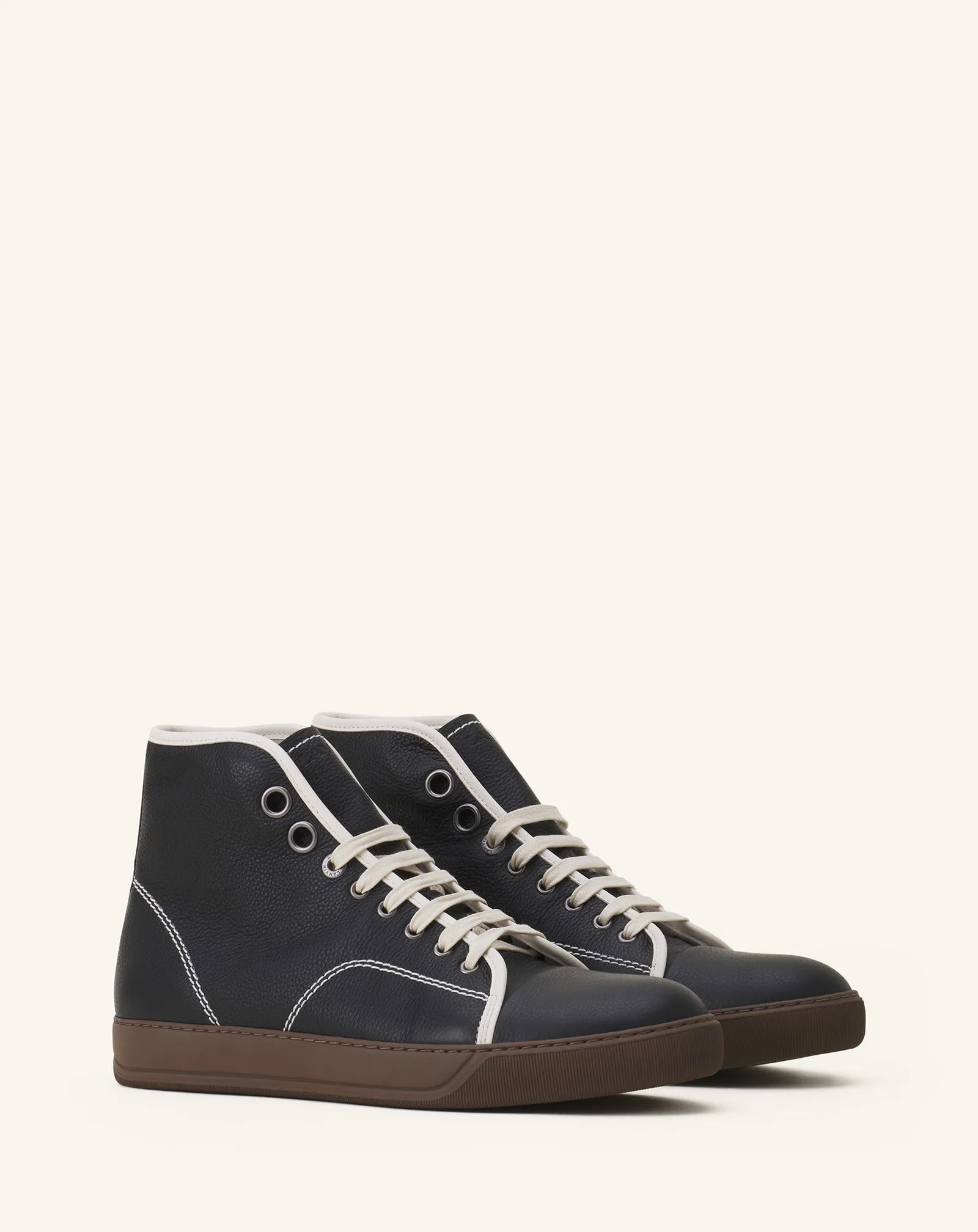 DBB1 HIGH-TOP LEATHER SNEAKERS sold by Lanvin product image thumbnail 2