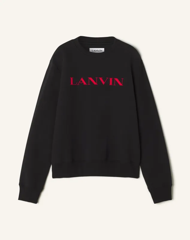 LANVIN EMBROIDERED COTTON SWEATSHIRT sold by Lanvin