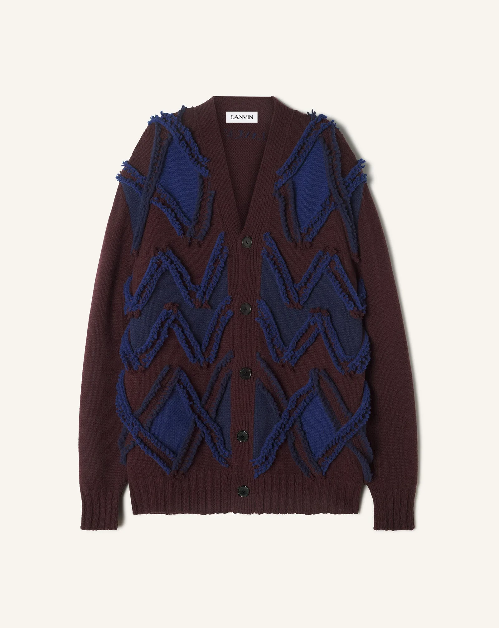 OVERSIZED CARDIGAN IN JACQUARD sold by Lanvin
