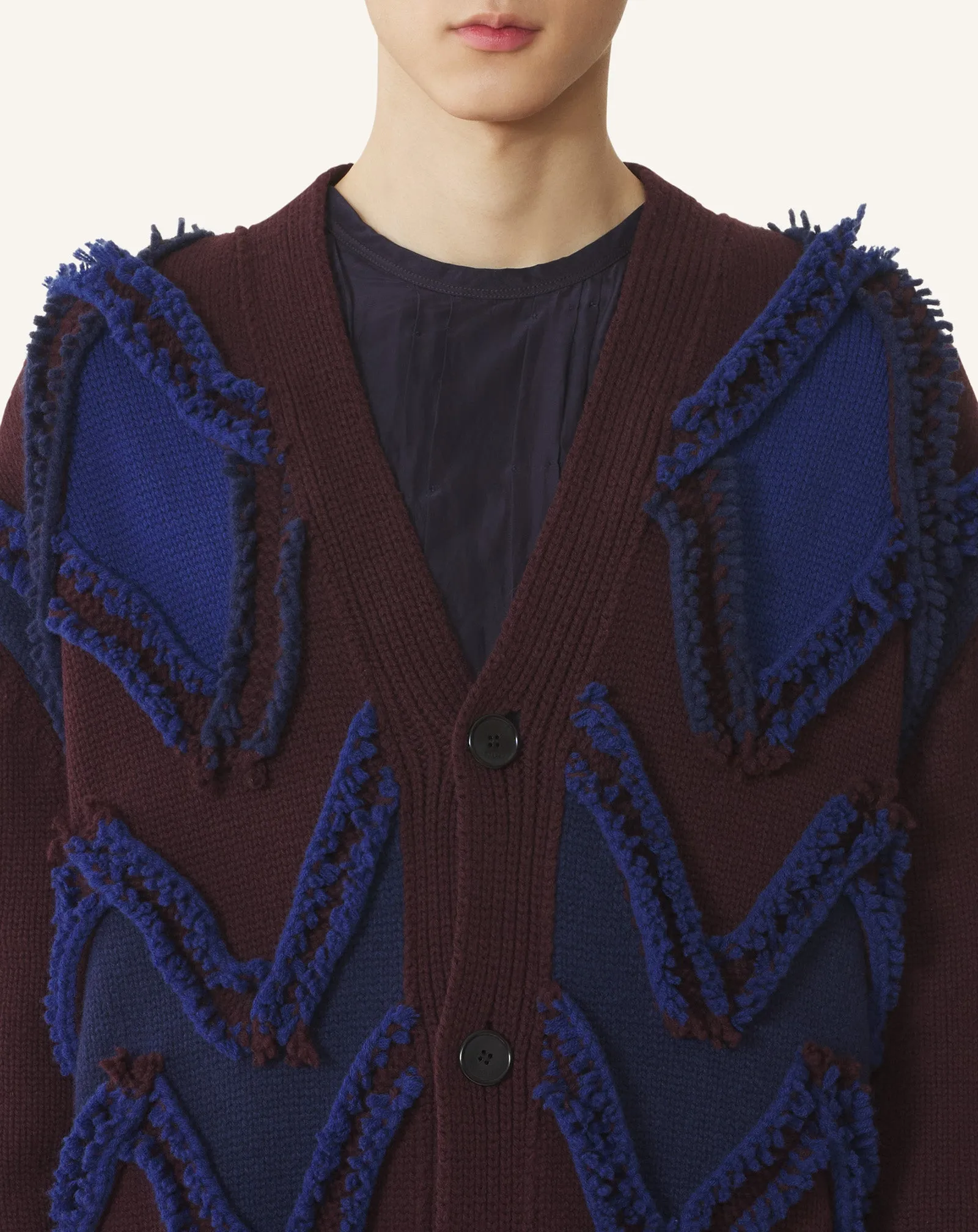 OVERSIZED CARDIGAN IN JACQUARD sold by Lanvin product image thumbnail 5