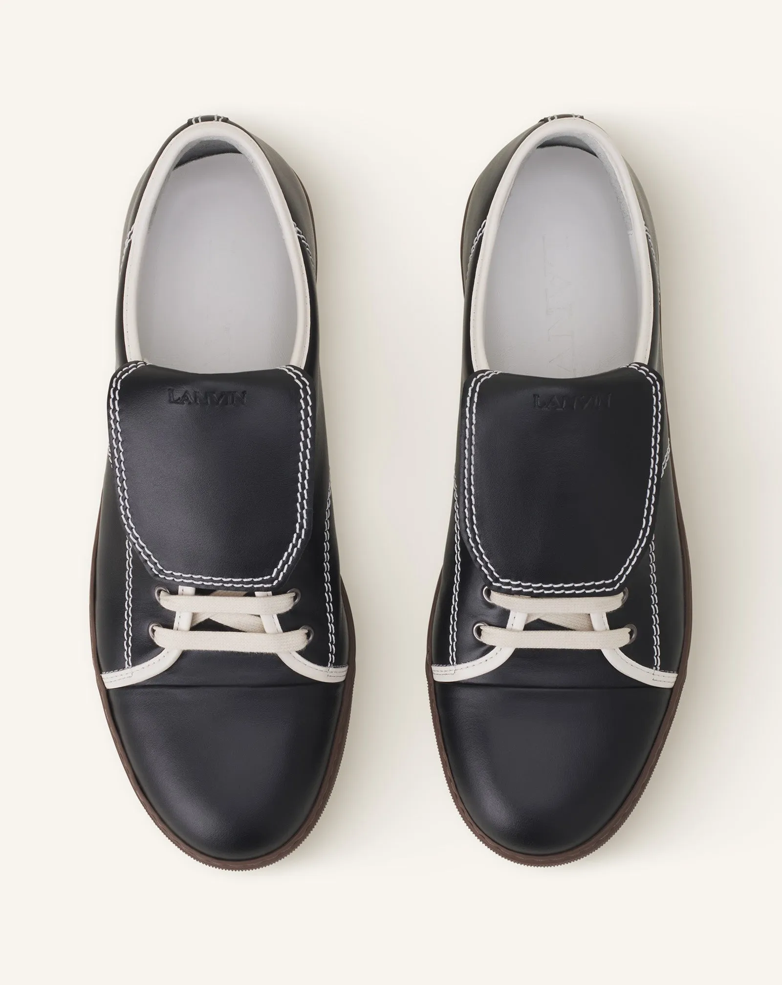 DBB1 SNEAKERS WITH LEATHER TONGUE sold by Lanvin product image thumbnail 4