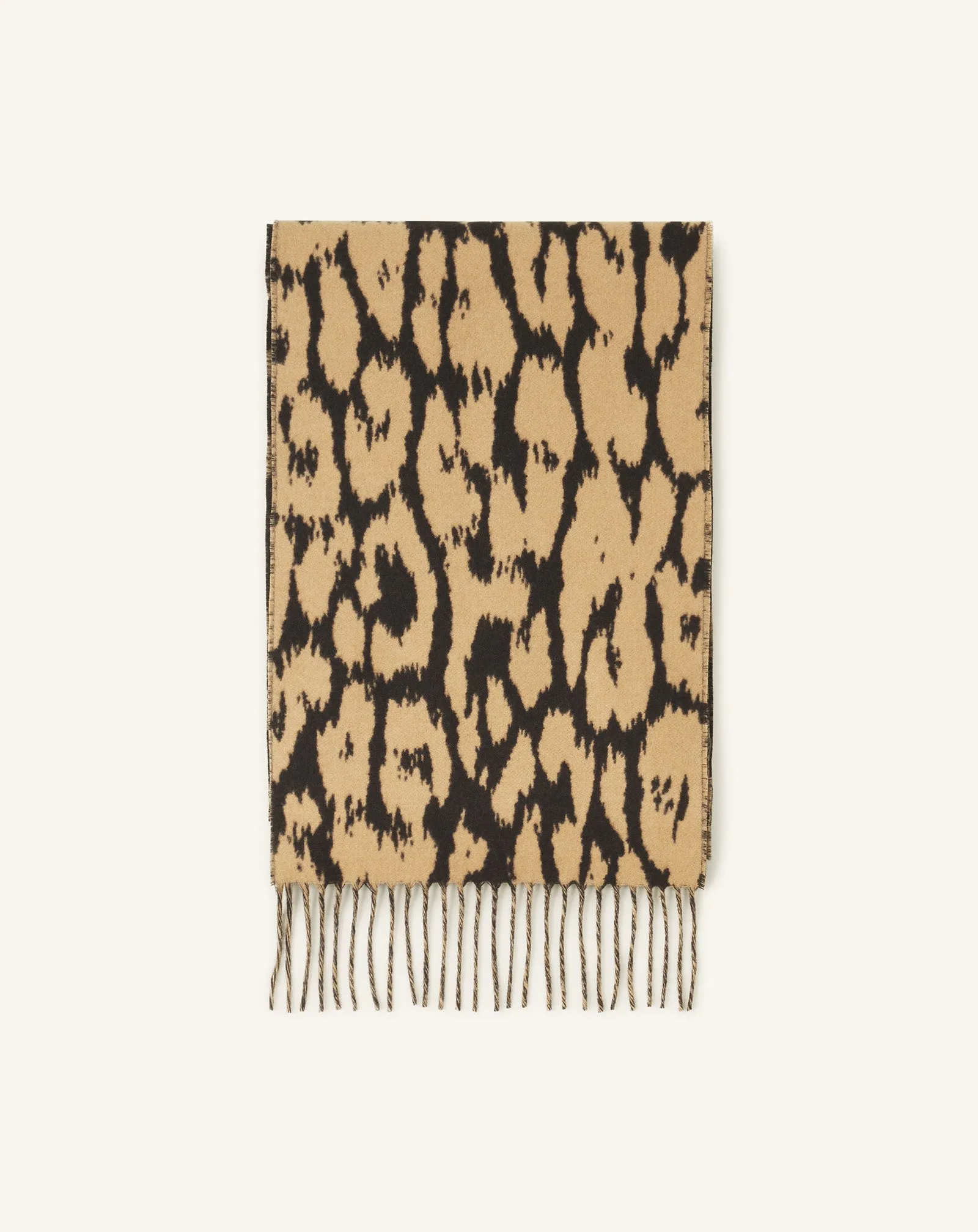 LEOPARD PRINT WOOL SCARF sold by Lanvin product image thumbnail 3