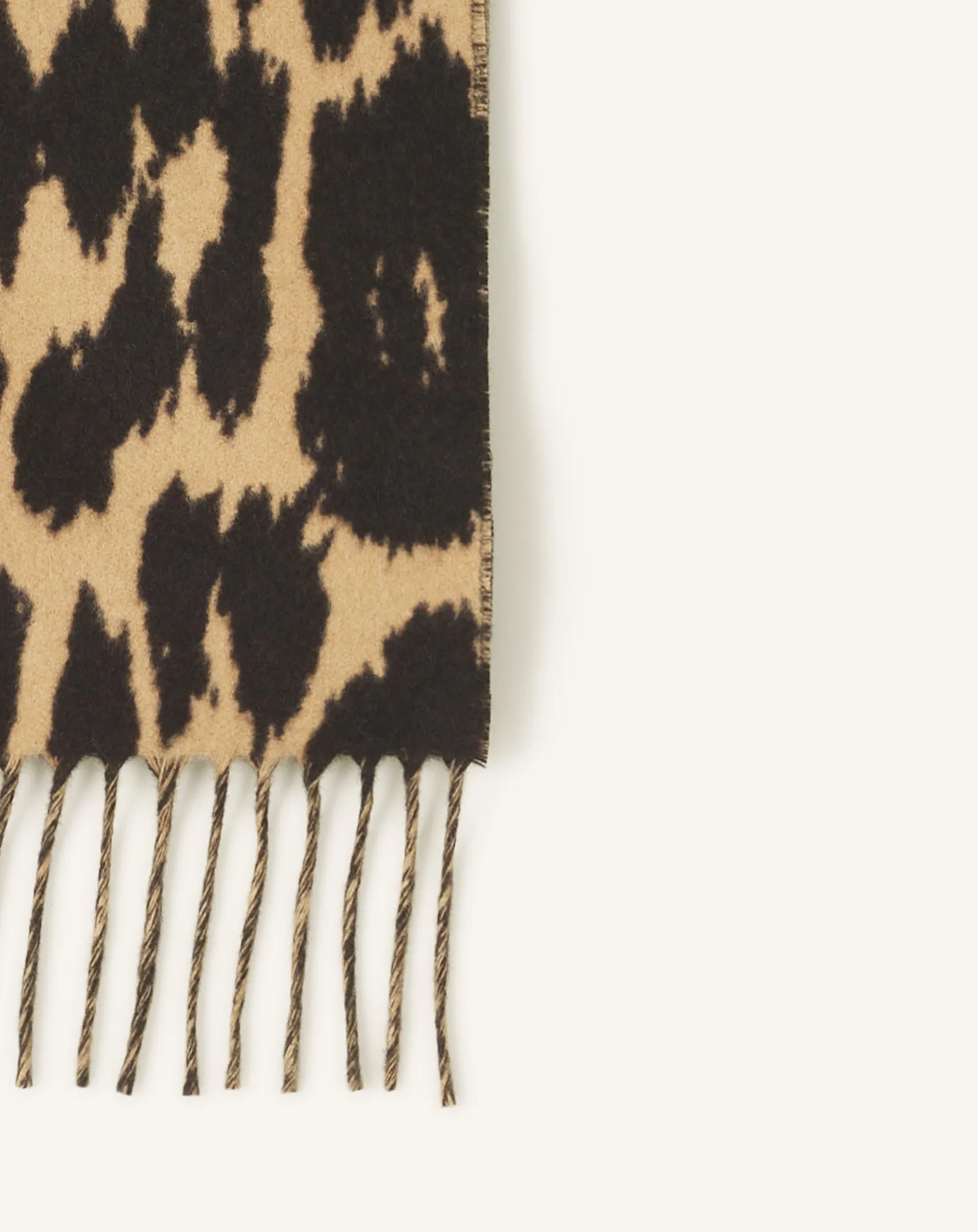 LEOPARD PRINT WOOL SCARF sold by Lanvin product image thumbnail 4