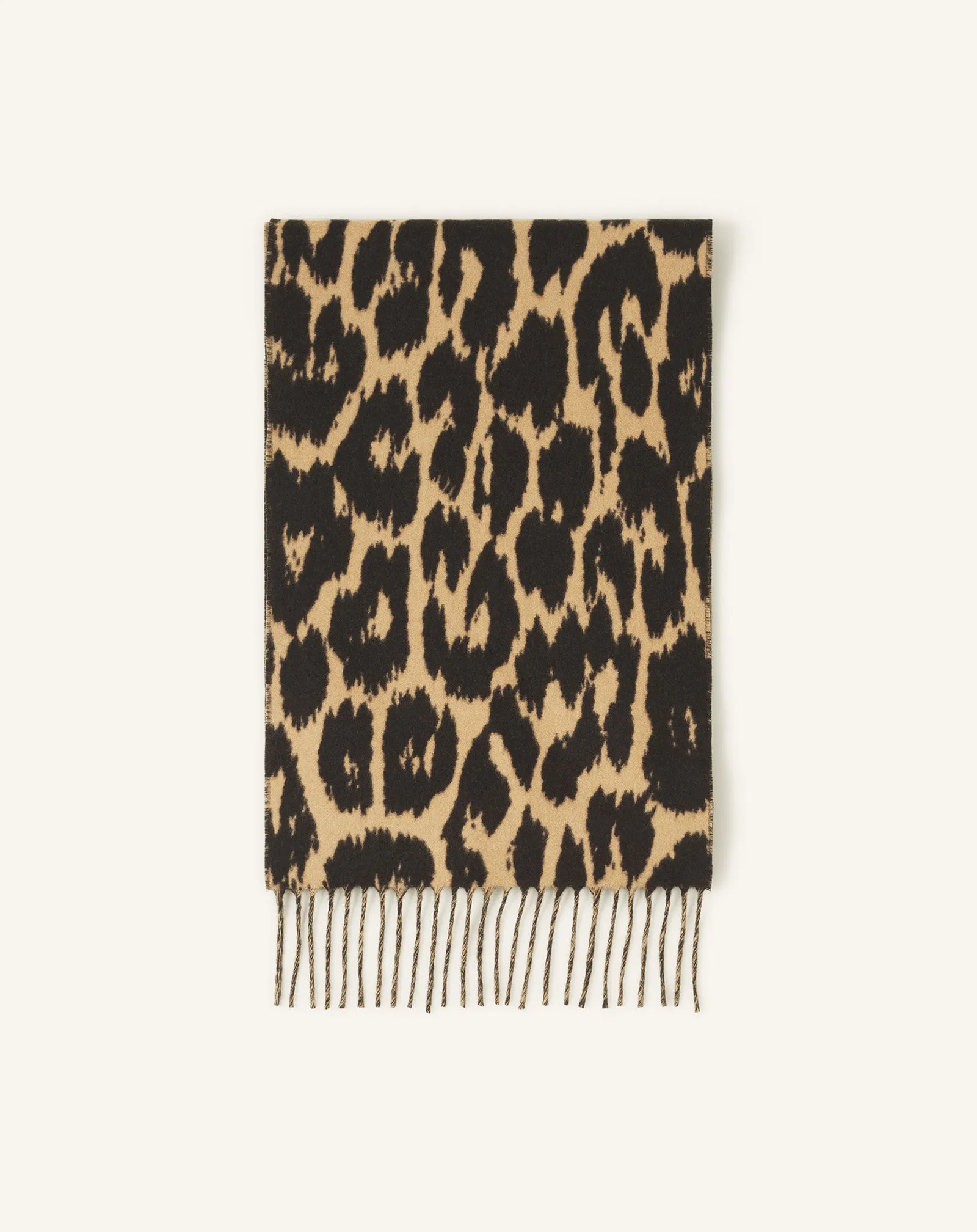 LEOPARD PRINT WOOL SCARF sold by Lanvin