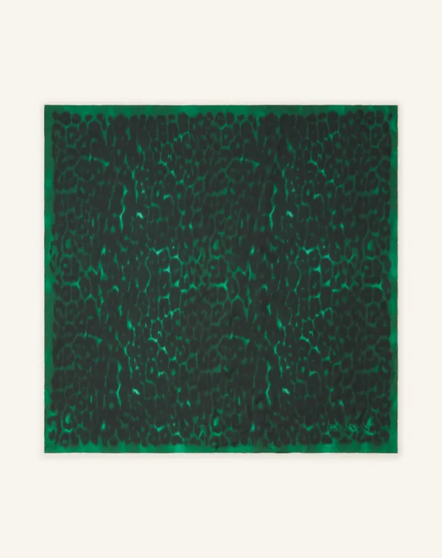 LEOPARD PRINT SILK SCARF sold by Lanvin
