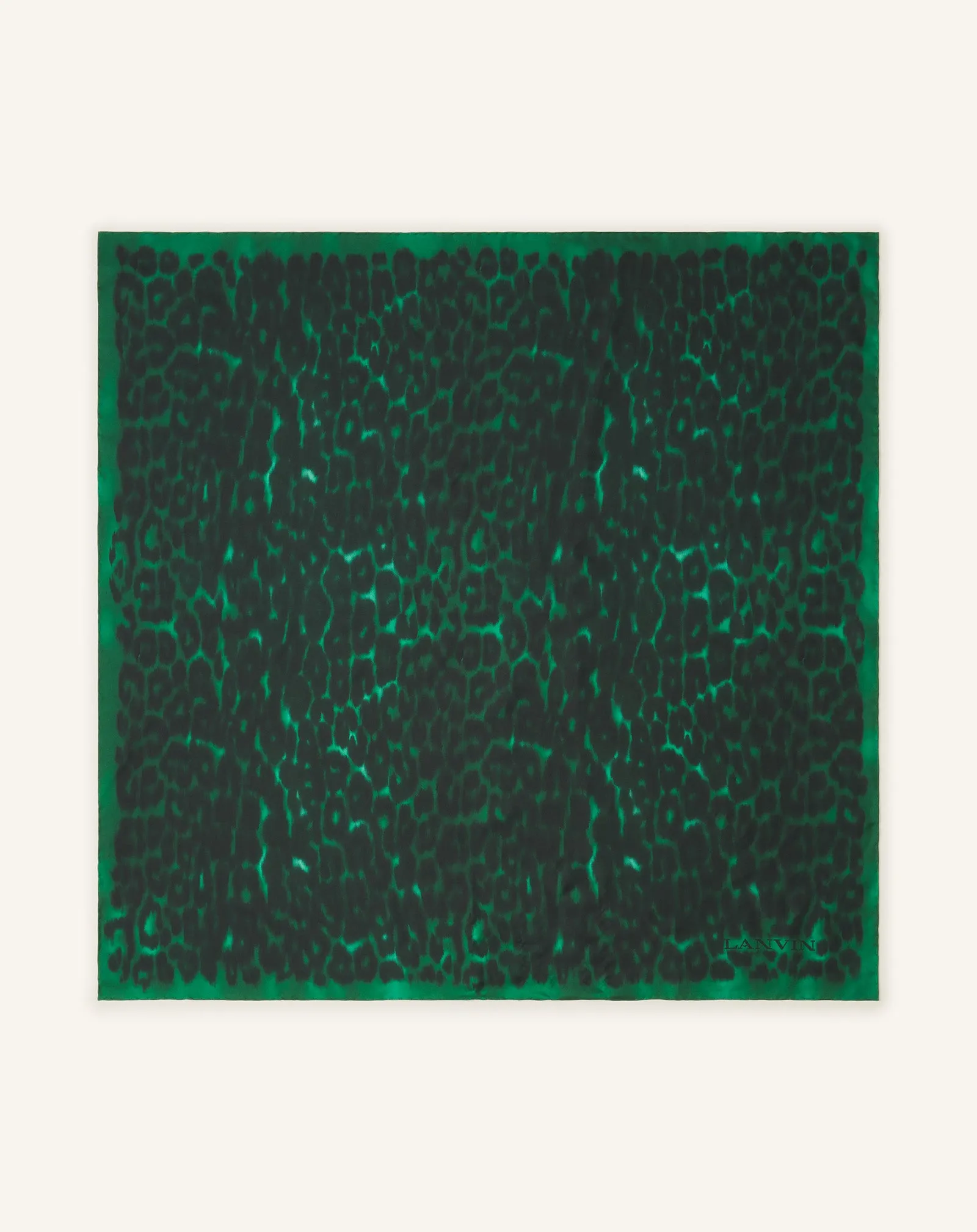 LEOPARD PRINT SILK SCARF sold by Lanvin