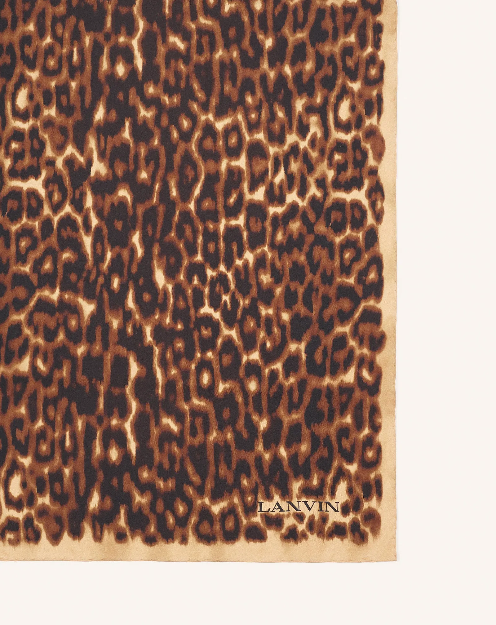 LEOPARD PRINT SILK SCARF sold by Lanvin product image thumbnail 2