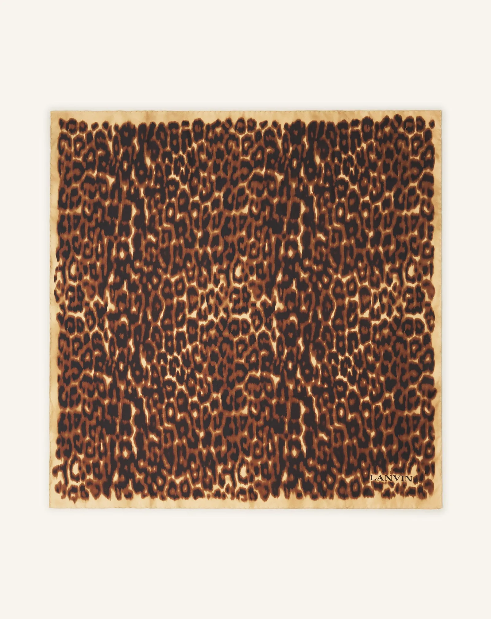 LEOPARD PRINT SILK SCARF sold by Lanvin