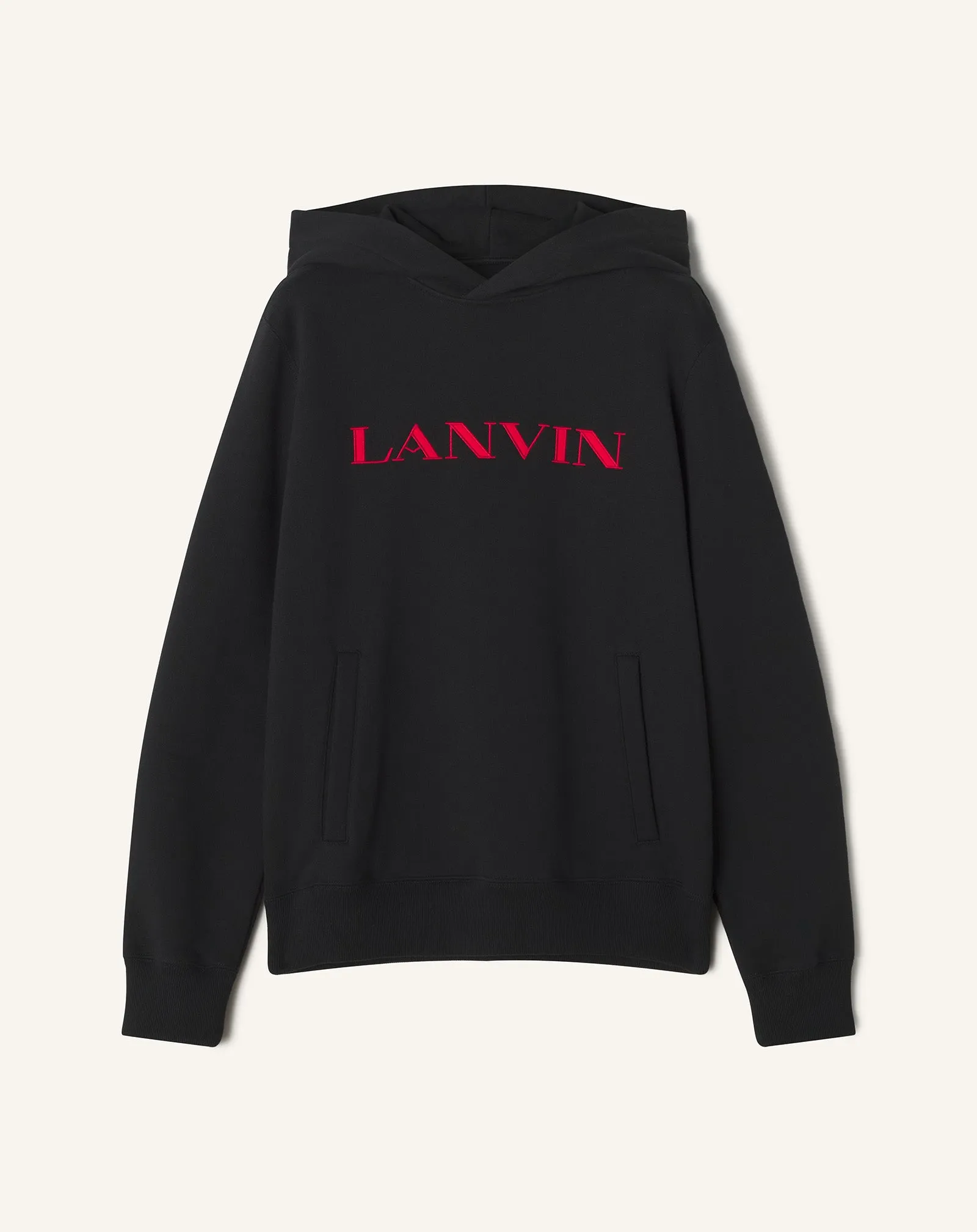LANVIN EMBROIDERED COTTON HOODIE sold by Lanvin