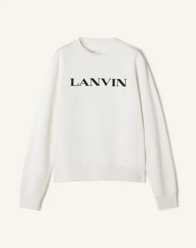 LANVIN EMBROIDERED COTTON SWEATSHIRT sold by Lanvin