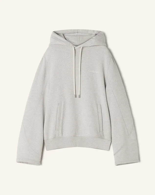 COTTON FLEECE AND CASHMERE HOODIE sold by Lanvin