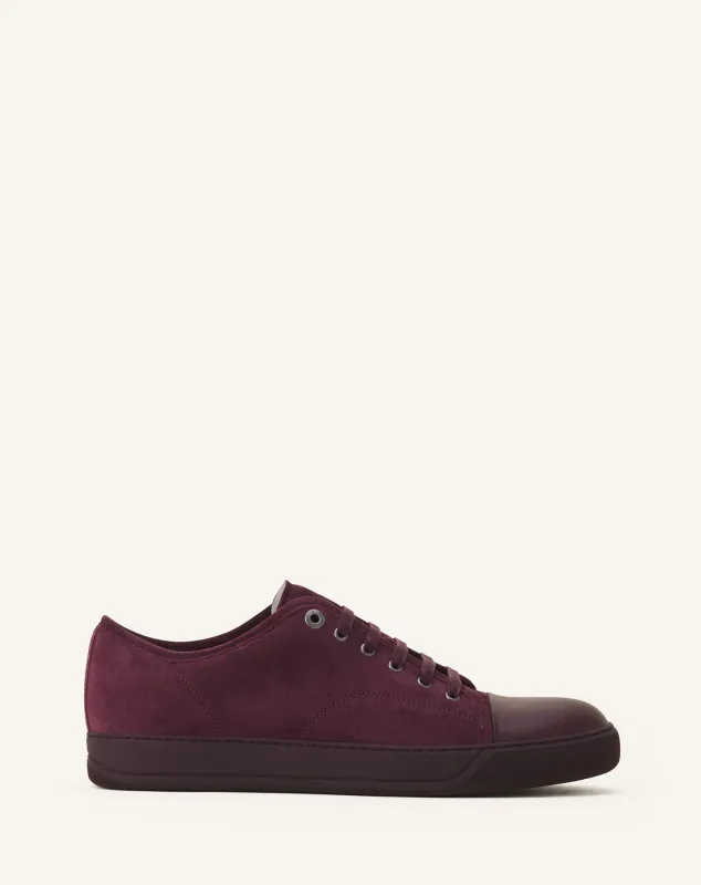 DBB1 LEATHER AND SUEDE SNEAKERS sold by Lanvin