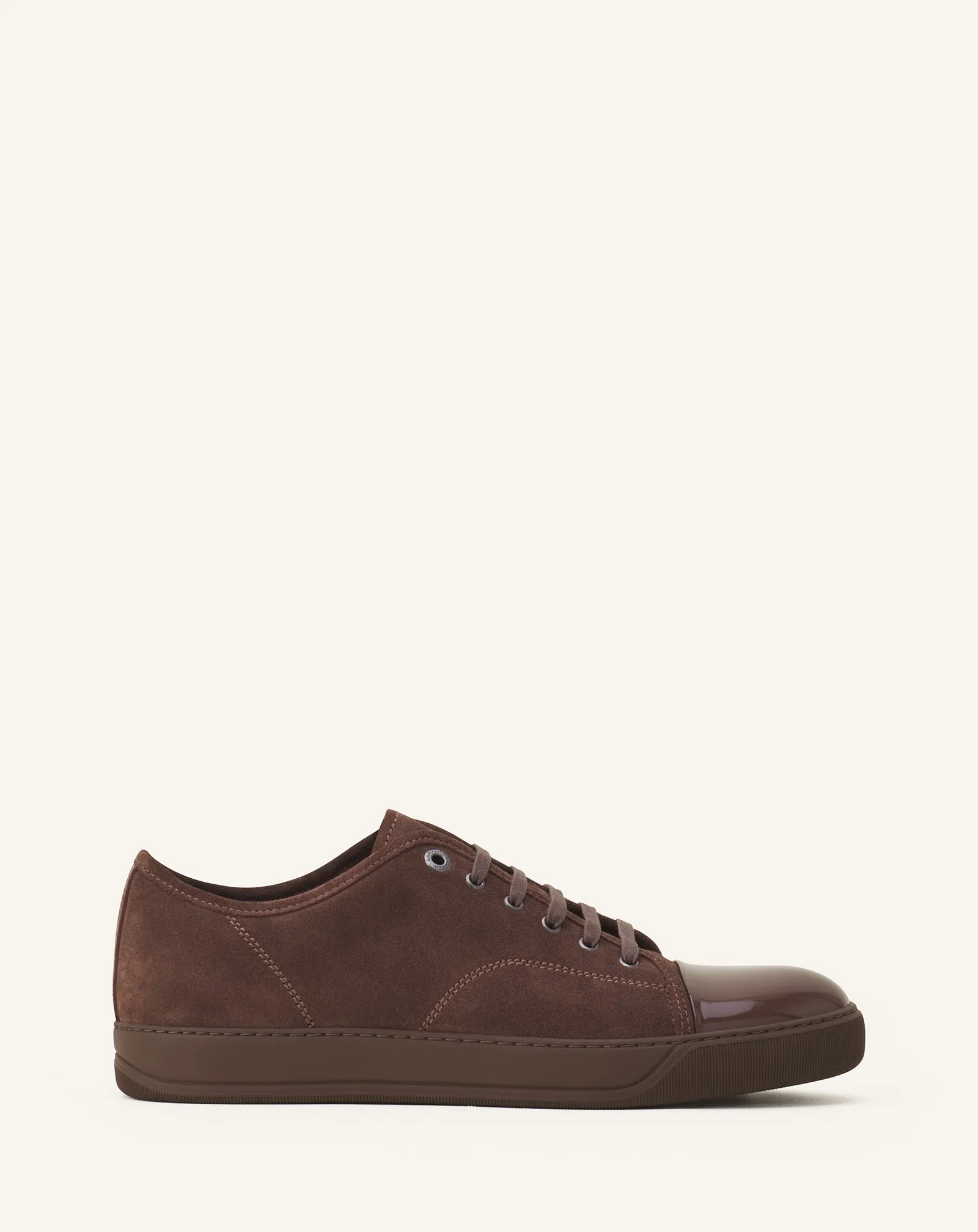 DBB1 SNEAKERS IN SUEDE AND PATENT LEATHER sold by Lanvin