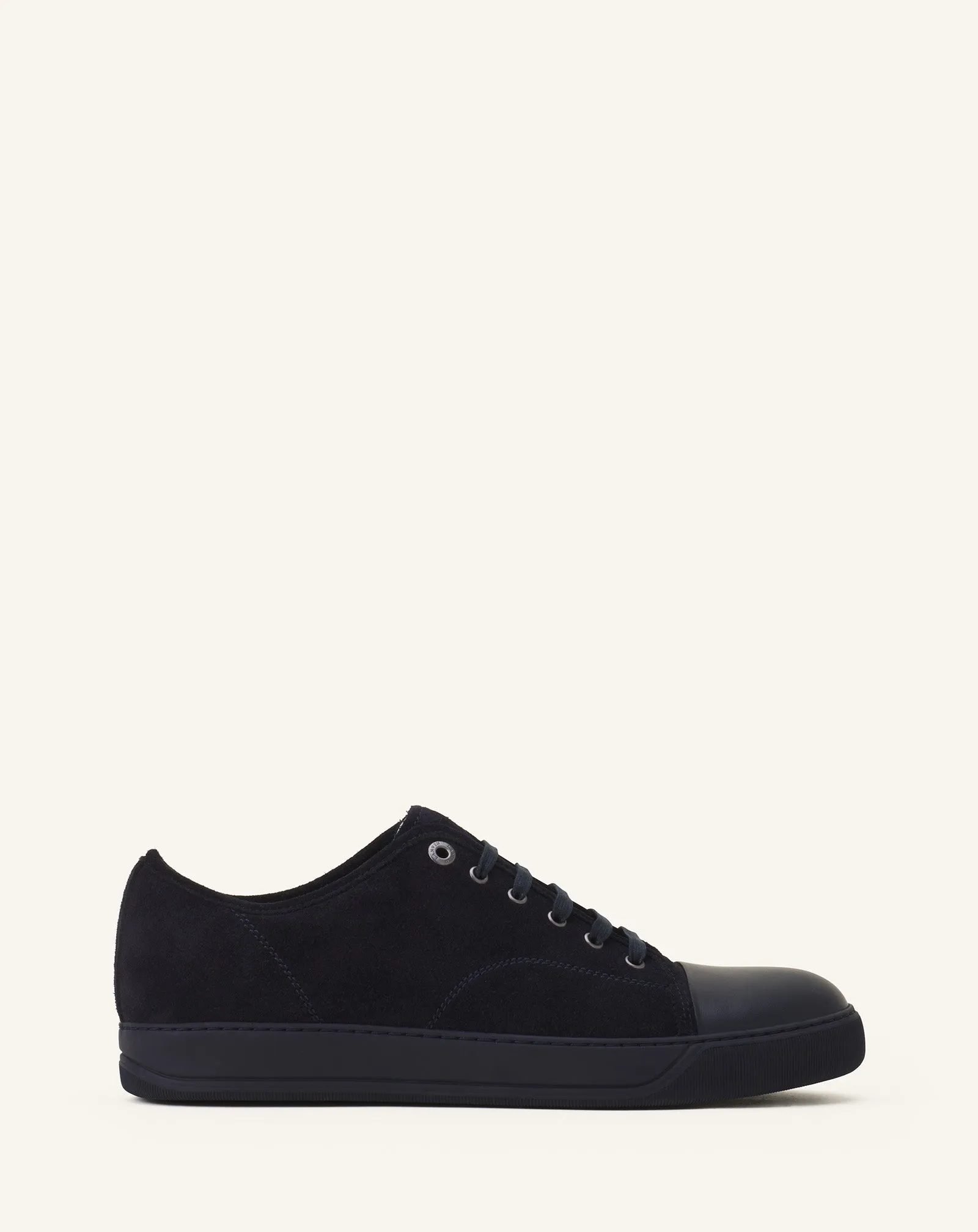 BLUE DBB1 LEATHER AND SUEDE SNEAKERS sold by Lanvin
