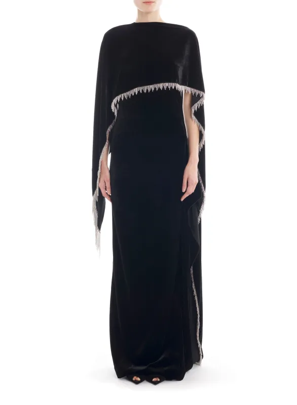 CONCORDE - GOWN WITH EMBROIDERED EDGE made by Lanvin