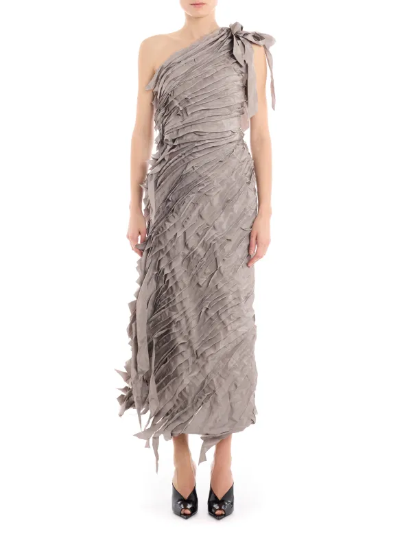 CASCADE - ASYMMETRIC MIDI DRESS sold by Lanvin