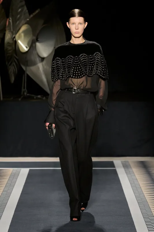 EMBROIDERED CAPE BLOUSE sold by Lanvin