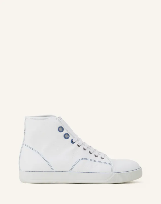 DBB1 HIGH-TOP LEATHER SNEAKERS sold by Lanvin