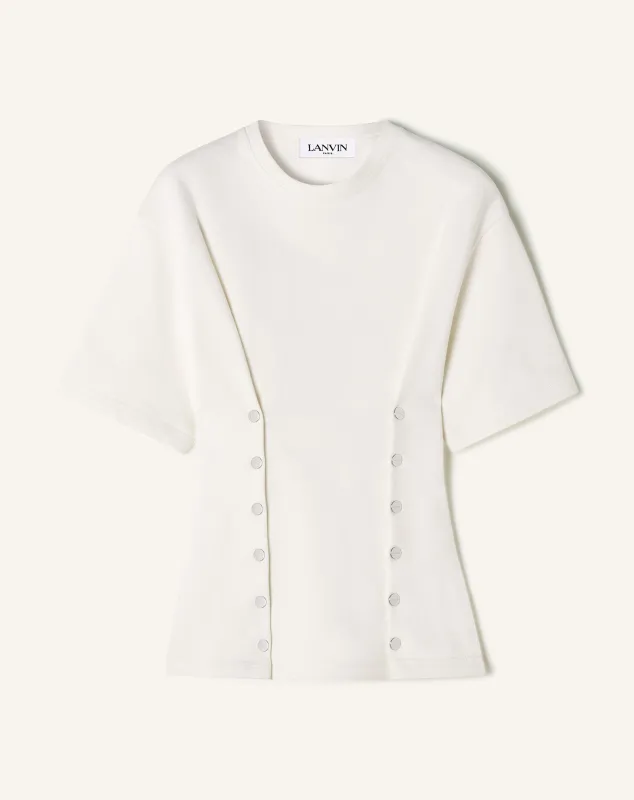 COTTON FLEECE T-SHIRT sold by Lanvin