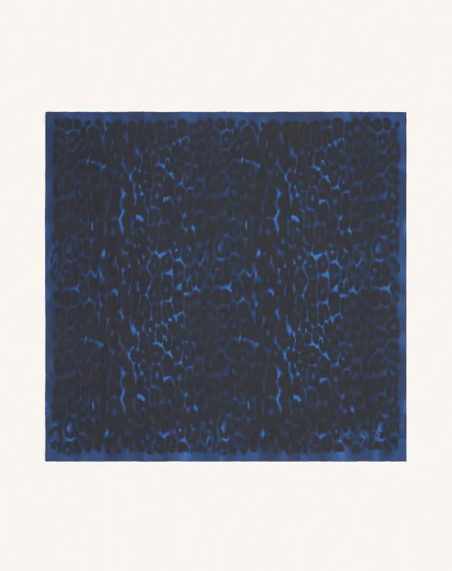 LEOPARD PRINT SILK SCARF sold by Lanvin