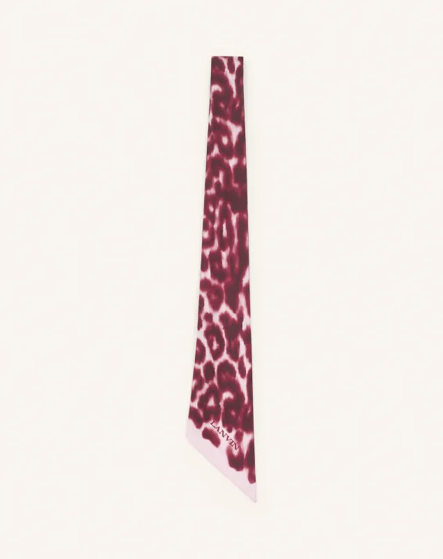LEOPARD PRINT SILK TWILLY sold by Lanvin
