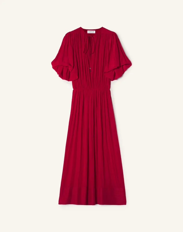 MIDI DRESS IN CHARMEUSE sold by Lanvin