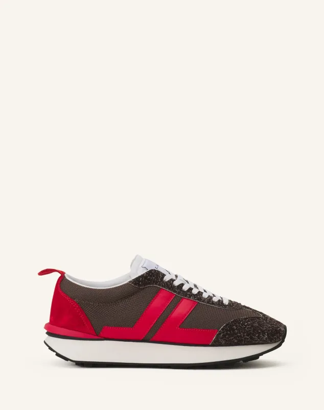 BUMPR SNEAKERS IN MESH AND BRUSHED SUEDE sold by Lanvin