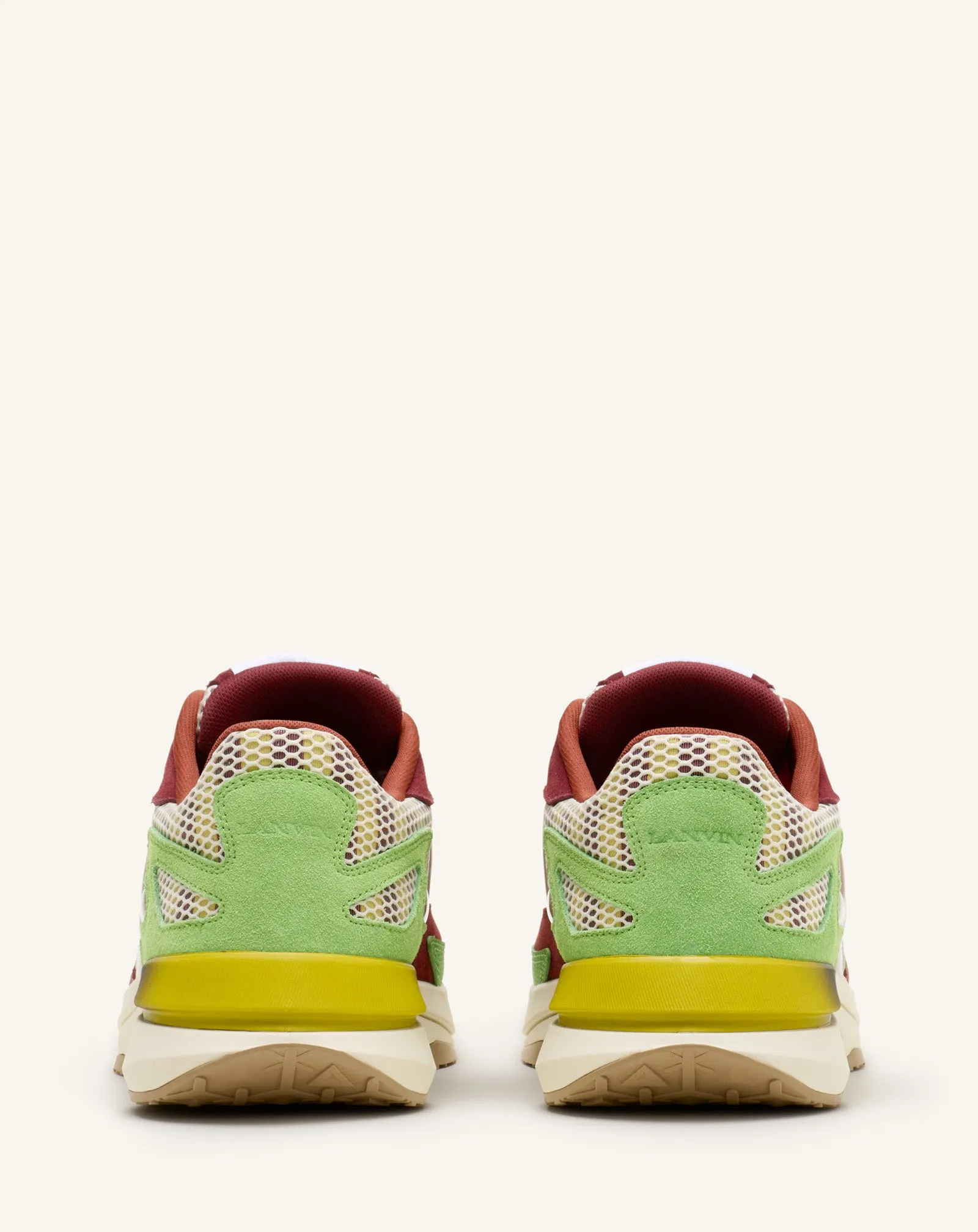 JLA SNEAKERS IN MESH AND METALLIC LEATHER sold by Lanvin product image thumbnail 3