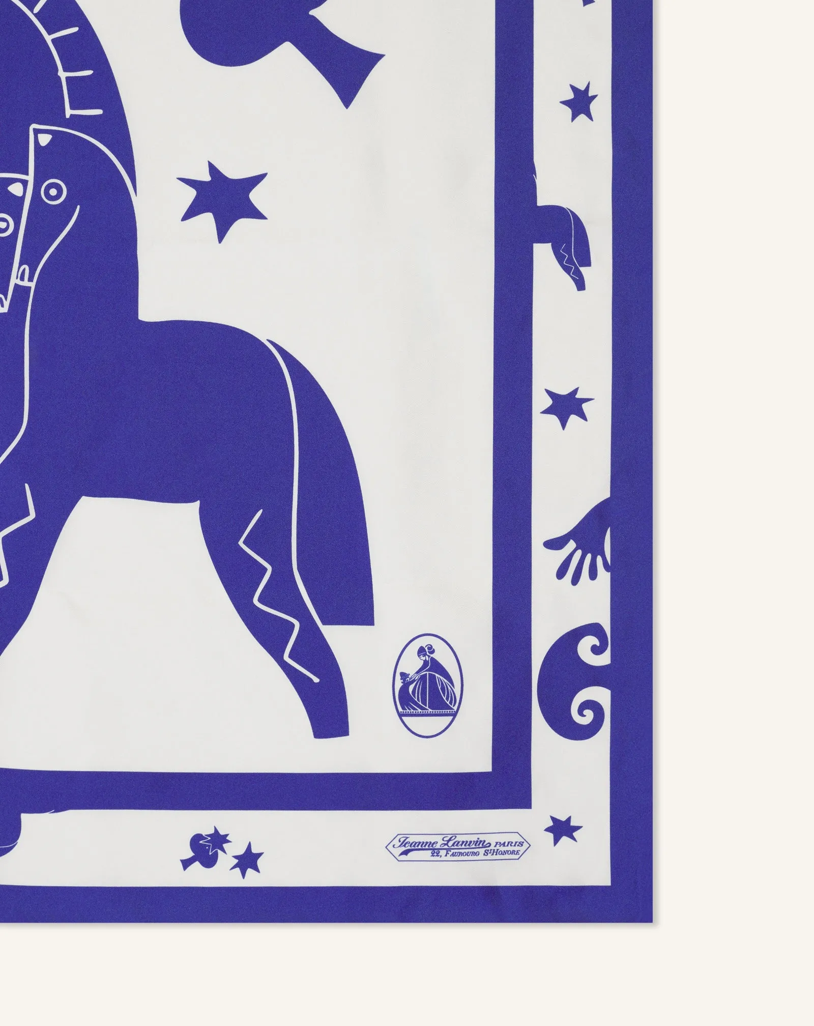 LUNAR YEAR PRINT SILK SCARF sold by Lanvin product image thumbnail 3