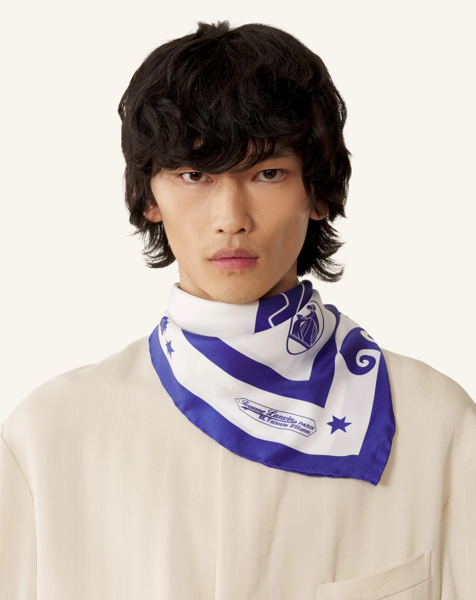 LUNAR YEAR PRINT SILK SCARF sold by Lanvin product image thumbnail 4