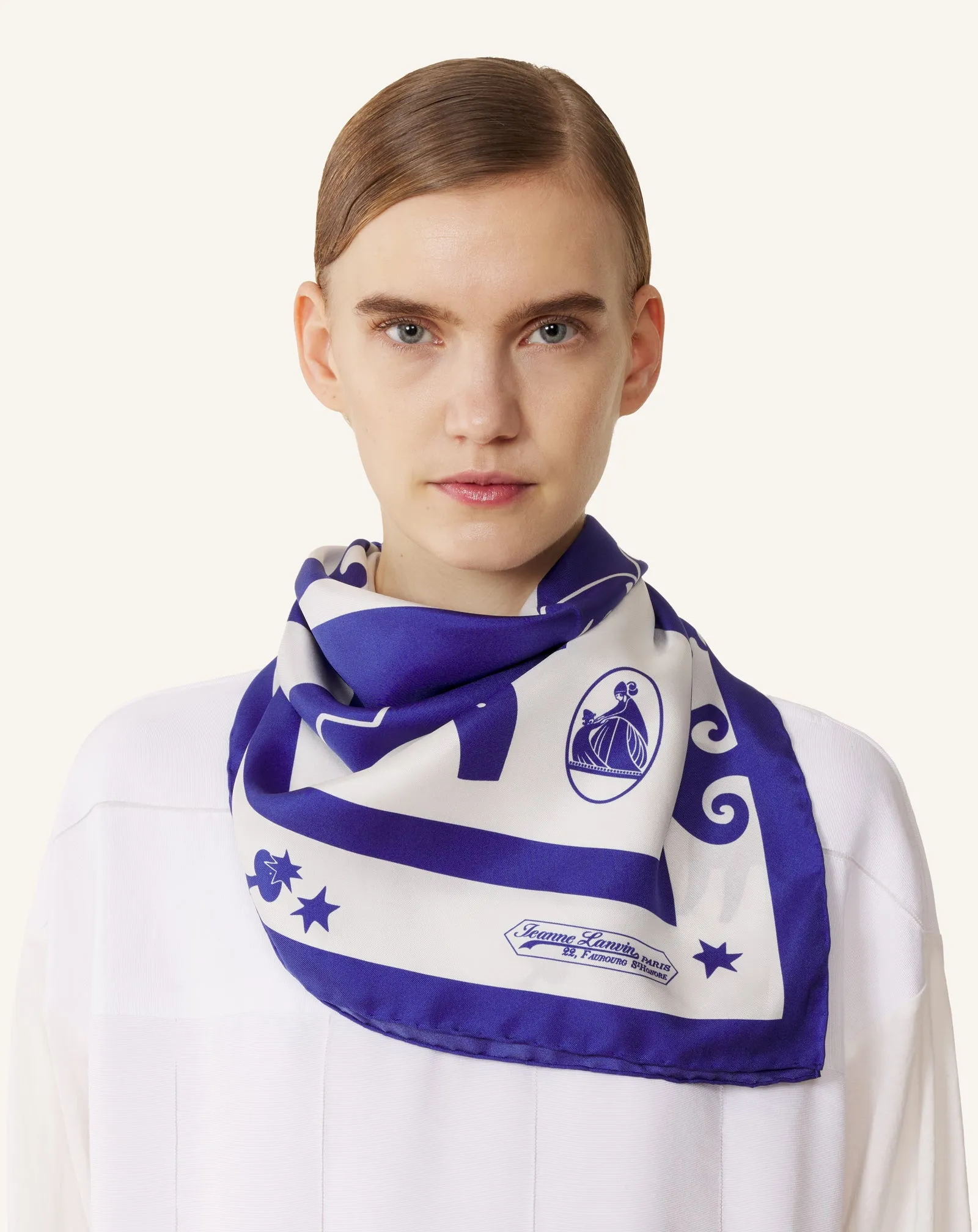 LUNAR YEAR PRINT SILK SCARF sold by Lanvin product image thumbnail 2