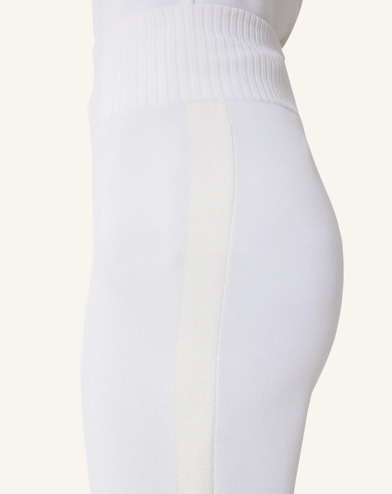 WHITE VISCOSE LEGGINGS sold by Lanvin product image thumbnail 5
