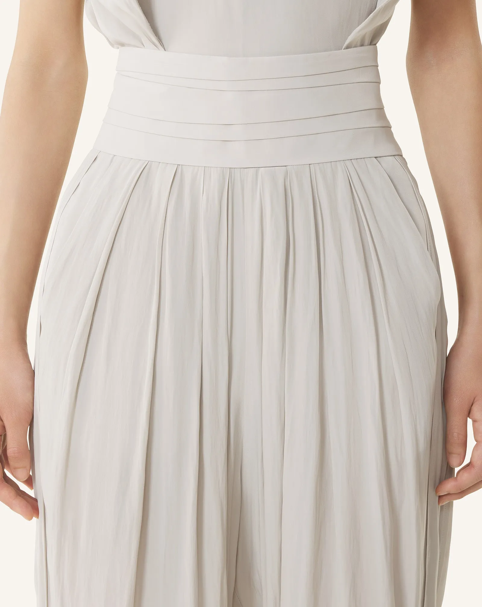 DRAPED CHARMEUSE PANTS sold by Lanvin product image thumbnail 5