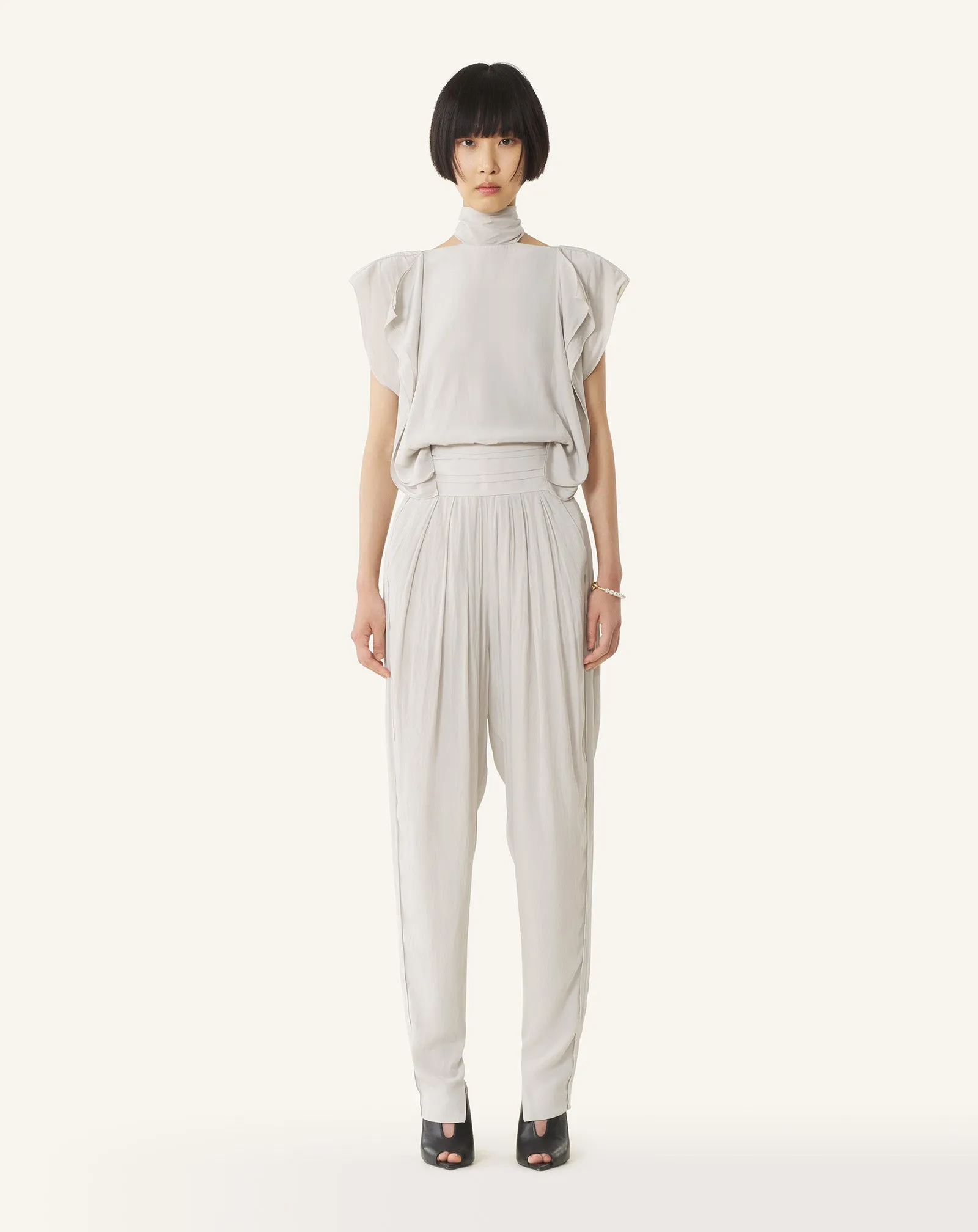 DRAPED CHARMEUSE PANTS sold by Lanvin product image thumbnail 2
