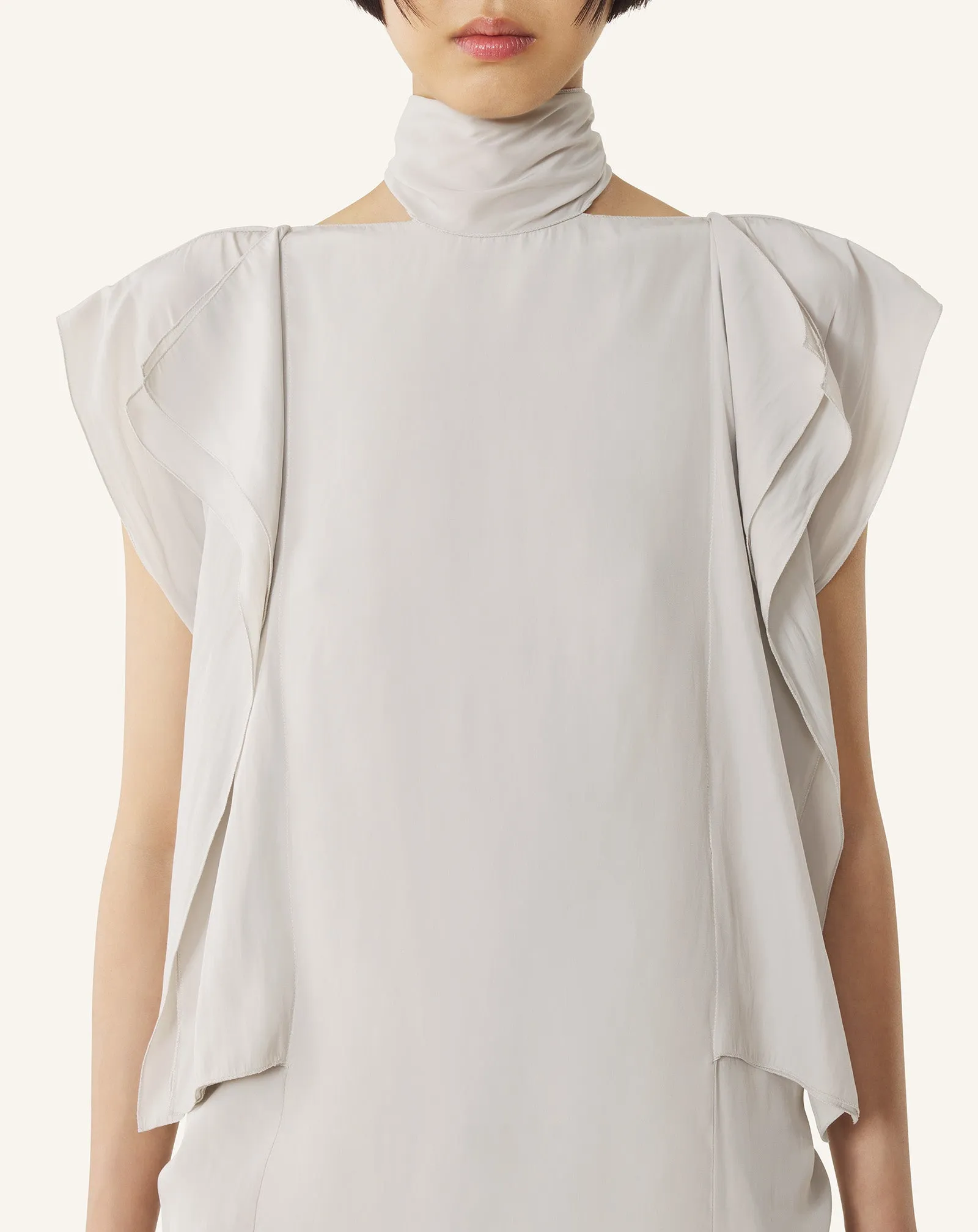 FRILLED TOP IN CHARMEUSE sold by Lanvin product image thumbnail 5