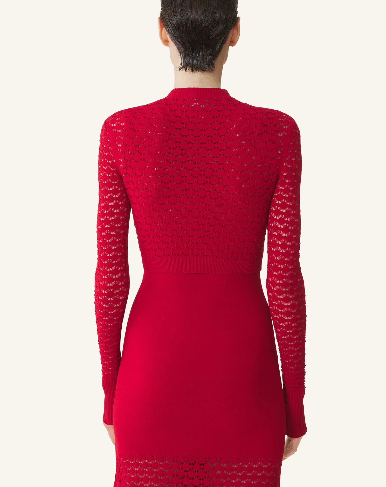 LACE CARDIGAN WITH ROUND NECK sold by Lanvin product image thumbnail 4