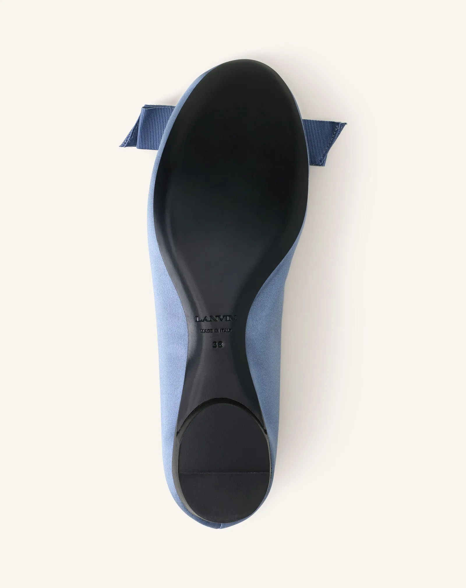THE BOW BALLERINA FLAT IN SATIN sold by Lanvin product image thumbnail 5
