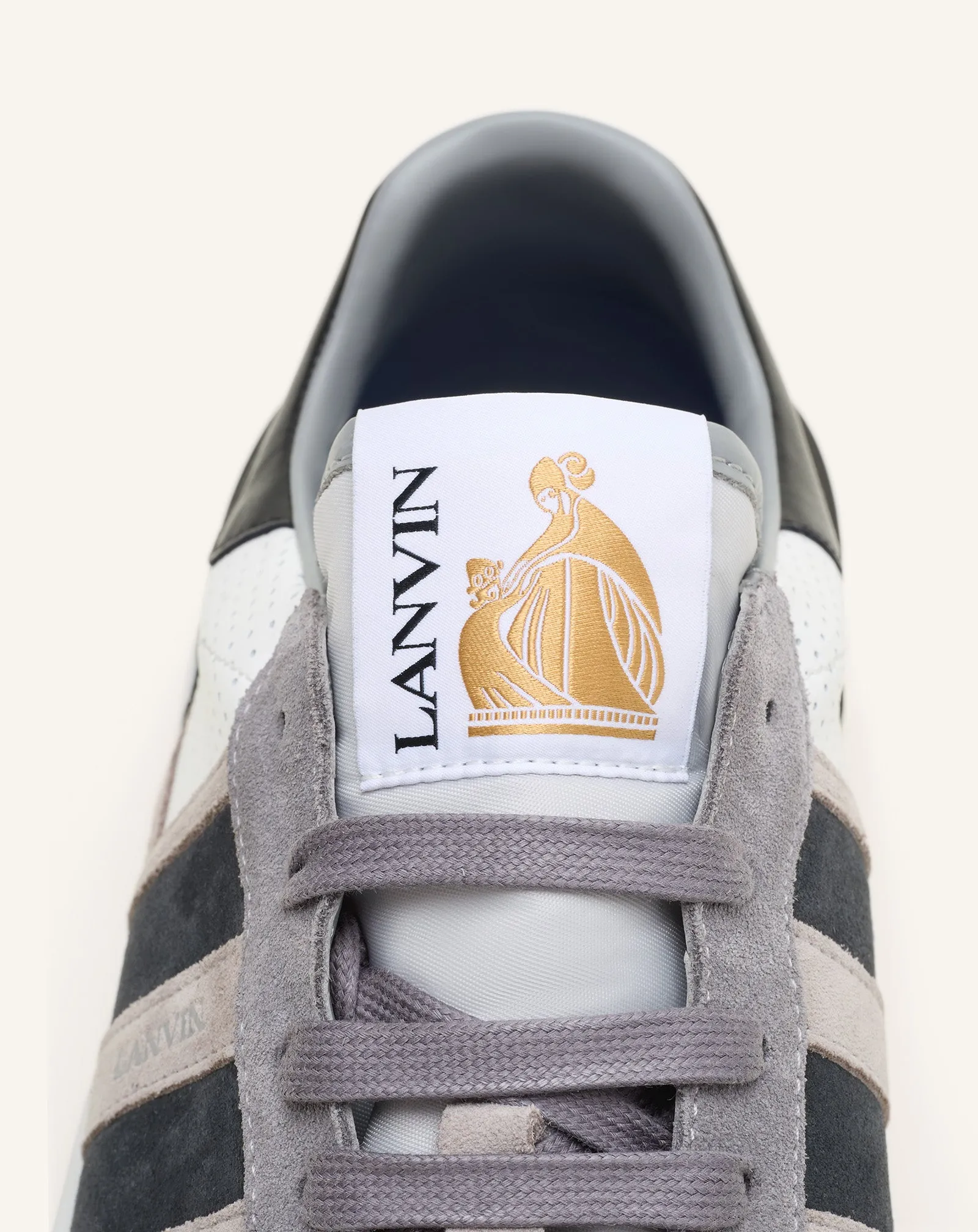 CLAY SNEAKERS IN PERFORATED LEATHER AND SUEDE sold by Lanvin product image thumbnail 5