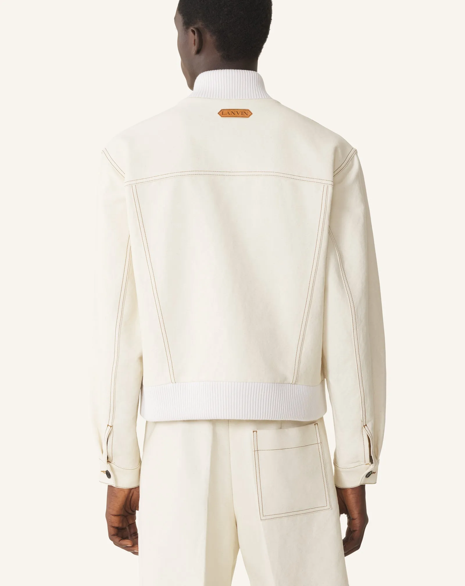 TEDDY JACKET IN DENIM sold by Lanvin product image thumbnail 4