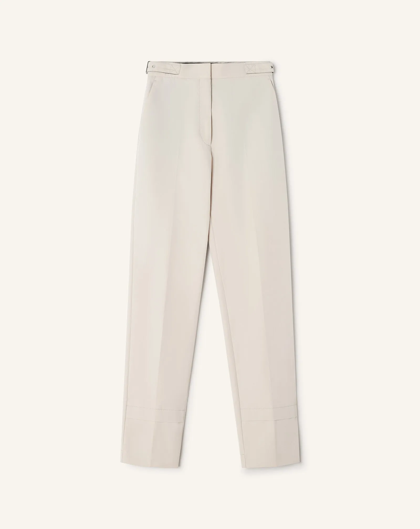 CIGARETTE PANTS IN TECHNICAL COTTON sold by Lanvin