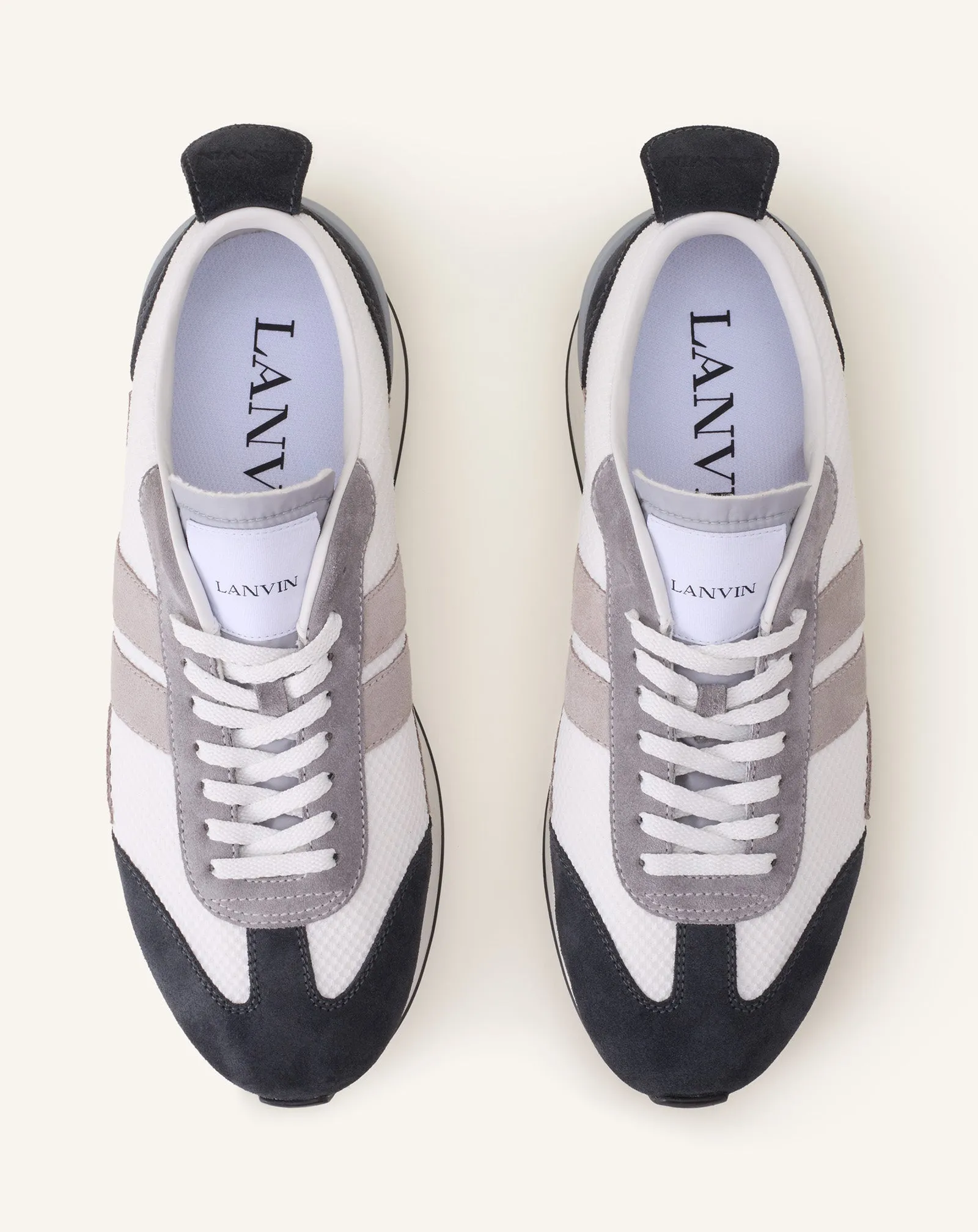 BLACK BUMPR SNEAKERS IN MESH AND BRUSHED SUEDE sold by Lanvin product image thumbnail 4
