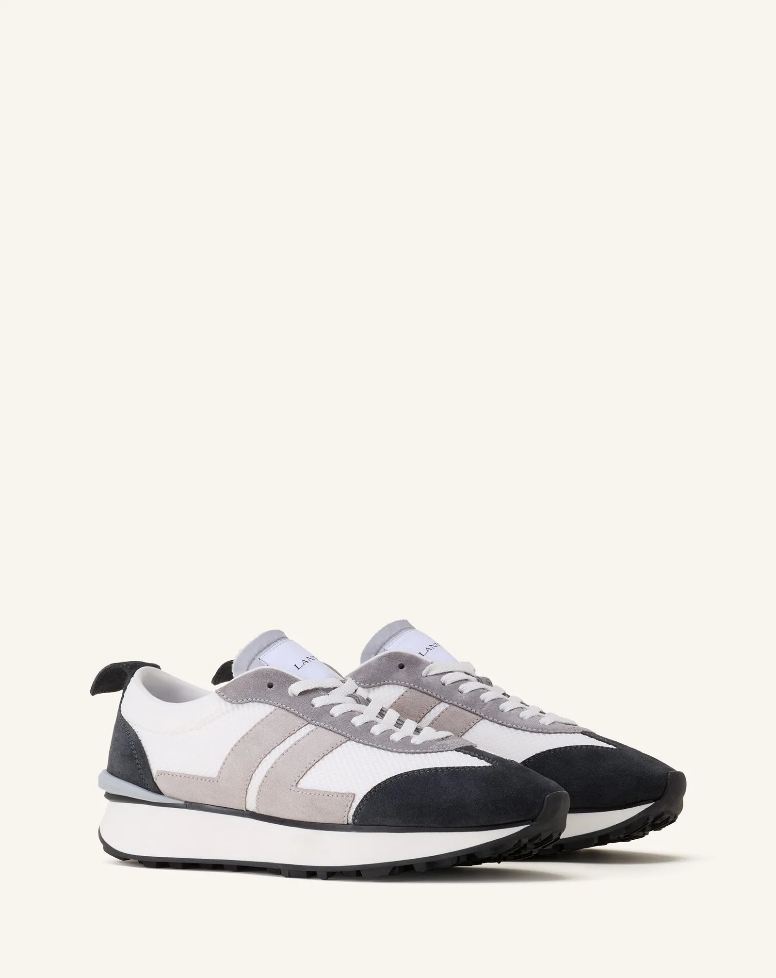 BLACK BUMPR SNEAKERS IN MESH AND BRUSHED SUEDE sold by Lanvin product image thumbnail 2