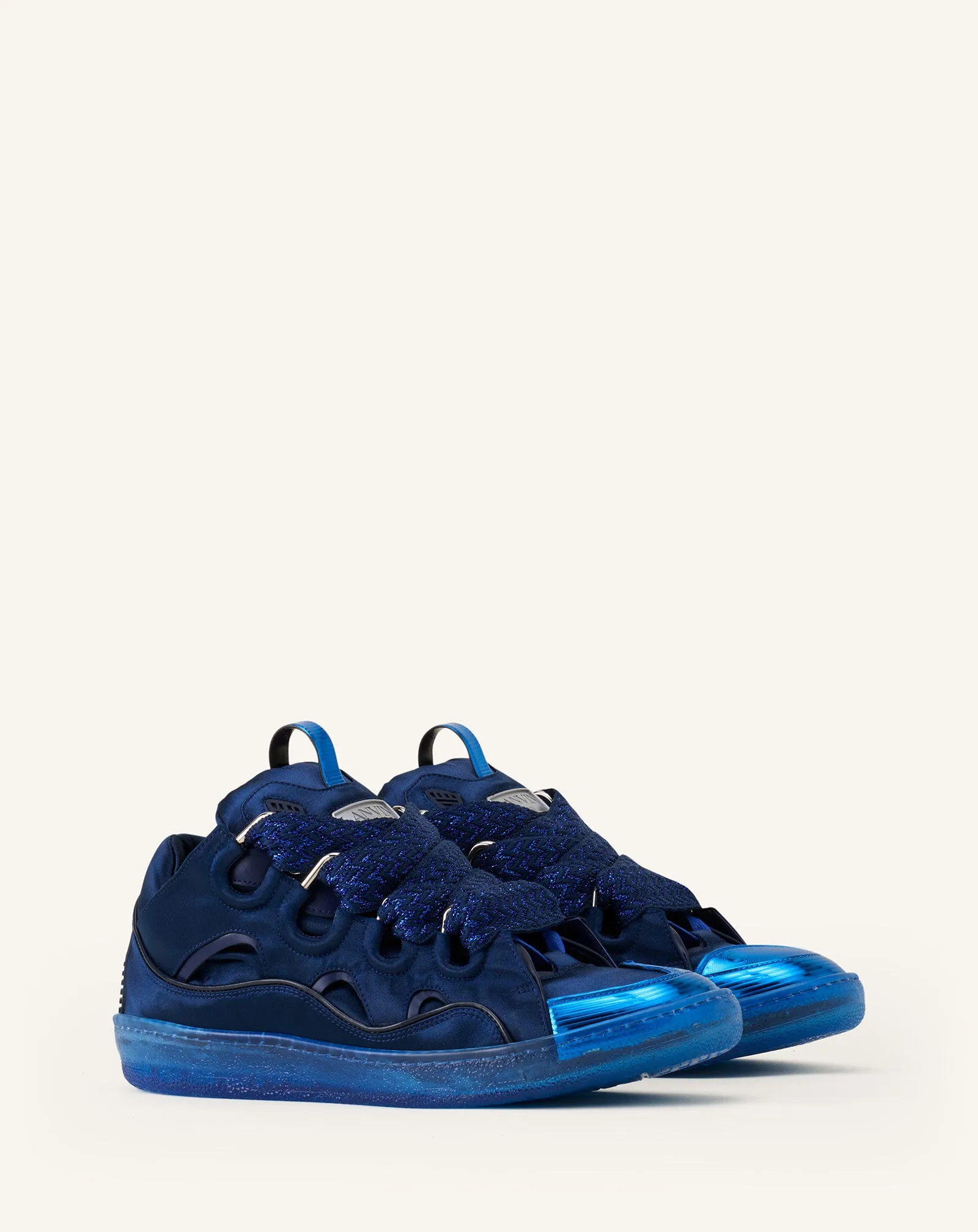 CURB SNEAKERS IN SATIN sold by Lanvin product image thumbnail 2