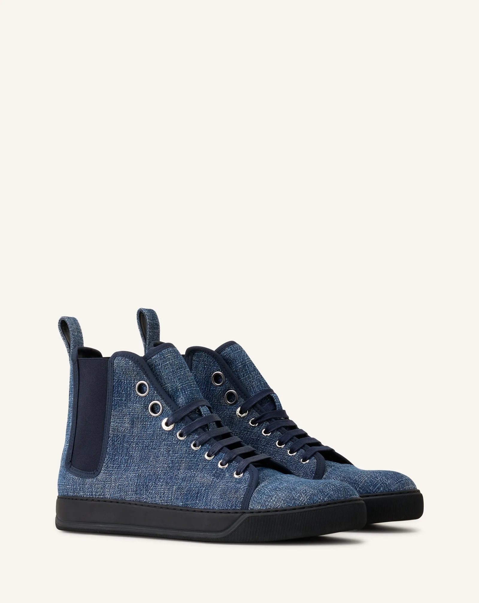DBB1 HIGH TOP DENIM SNEAKERS sold by Lanvin product image thumbnail 2