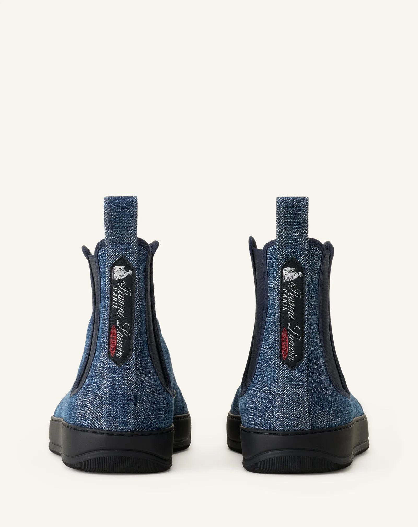 DBB1 HIGH TOP DENIM SNEAKERS sold by Lanvin product image thumbnail 3
